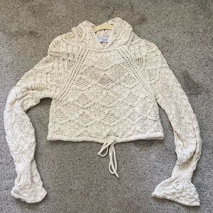 Zara Crochet Hoodie